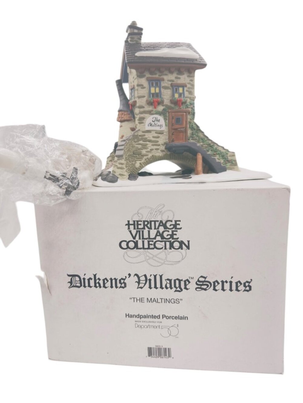Vintage Department 56 Dickens Village The Maltings 1995 Porcelain House w Box